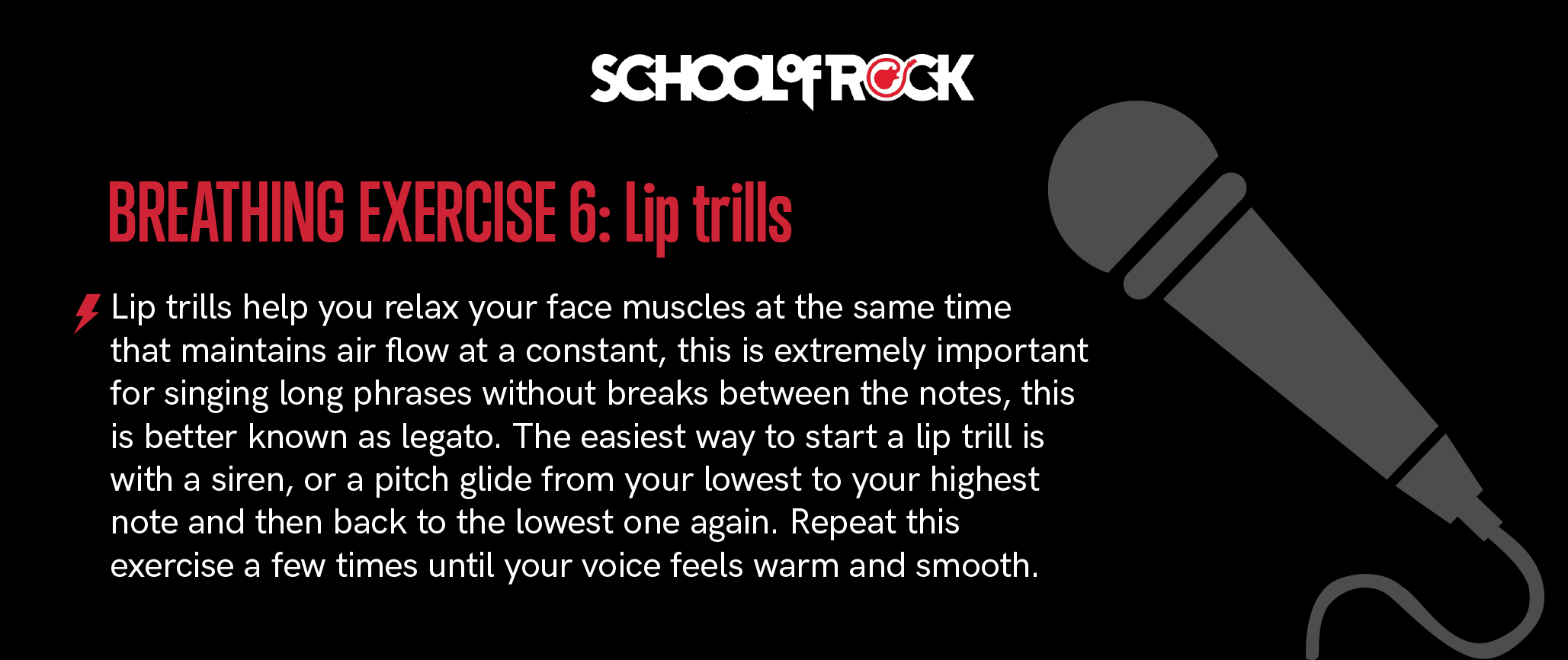 Breathing Exercise 6: Lip Trills